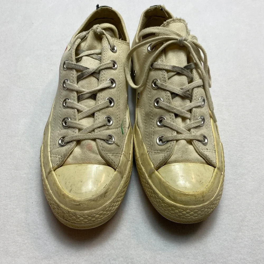 Chuck Taylor Sneakers Unisex 7 Off White Converse Comme Des Gascons - Picture 3 of 8